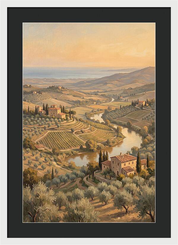 Valley View Overlooking Olive Groves