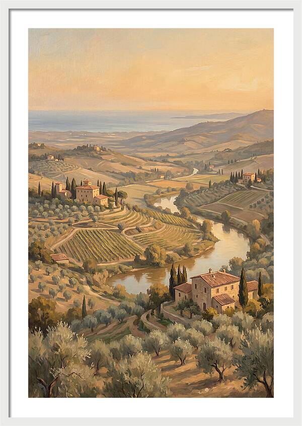 Valley View Overlooking Olive Groves
