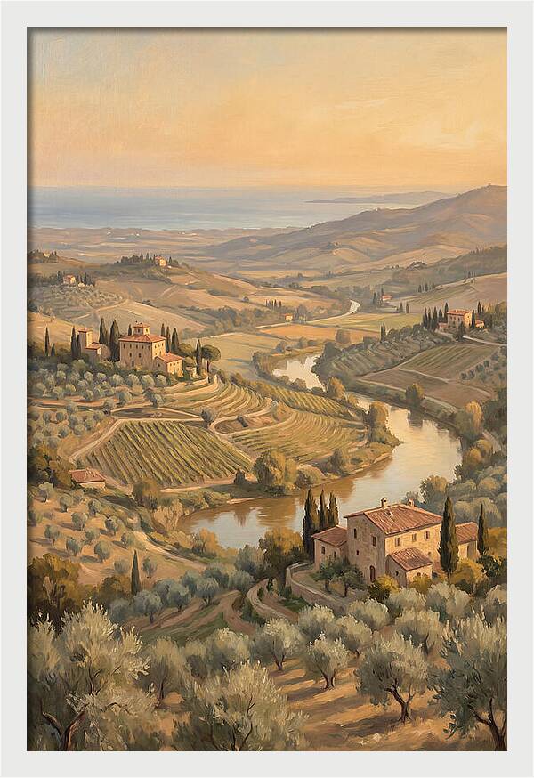 Valley View Overlooking Olive Groves