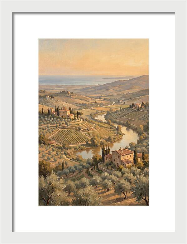 Valley View Overlooking Olive Groves