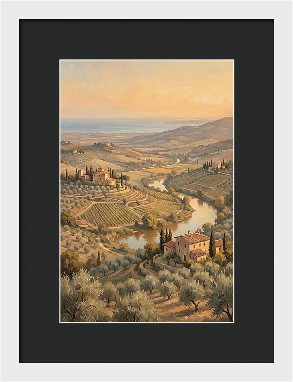 Valley View Overlooking Olive Groves