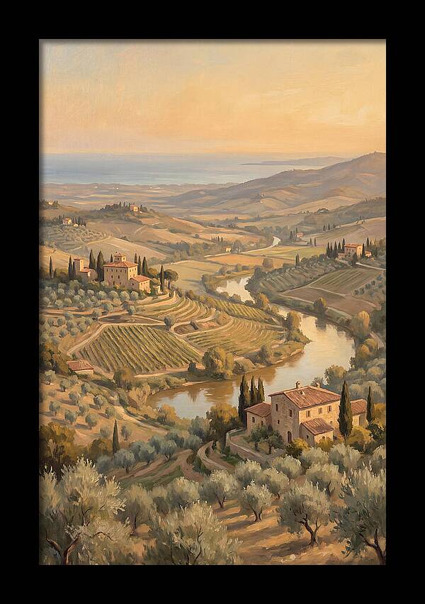 Valley View Overlooking Olive Groves