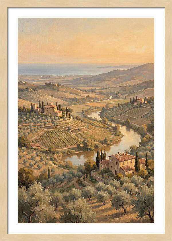 Valley View Overlooking Olive Groves