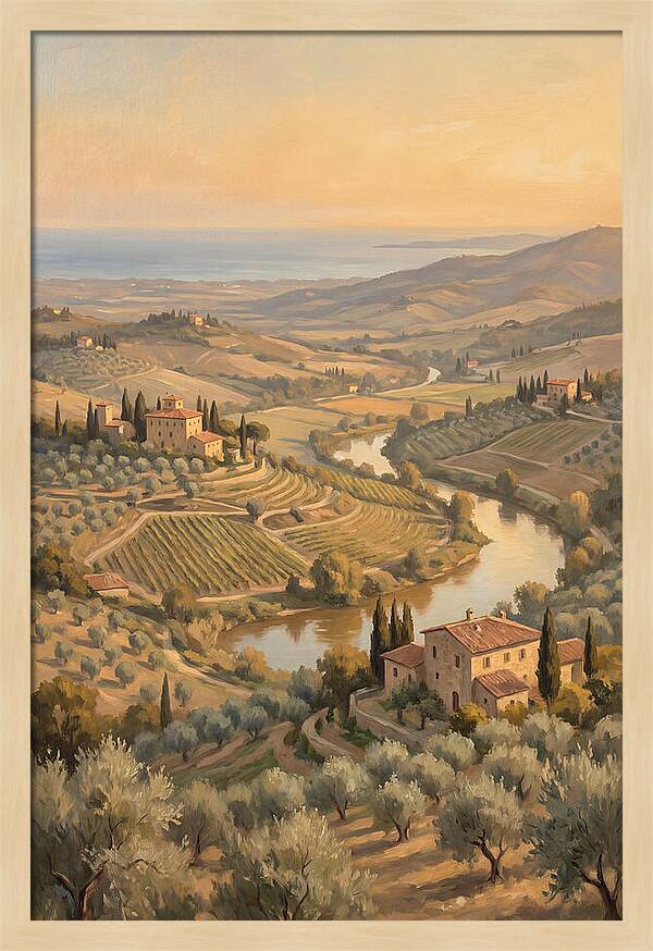 Valley View Overlooking Olive Groves