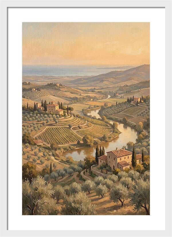 Valley View Overlooking Olive Groves
