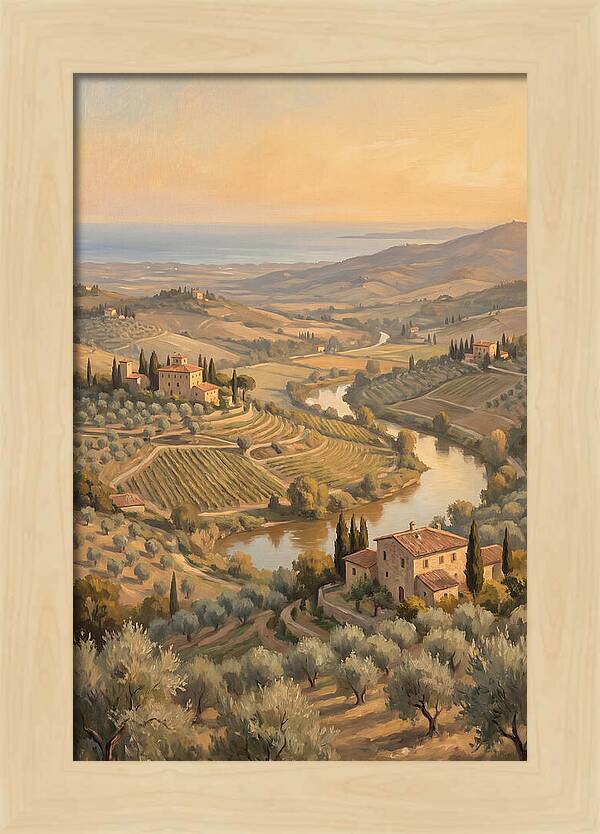 Valley View Overlooking Olive Groves