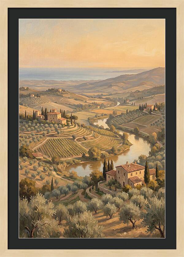 Valley View Overlooking Olive Groves