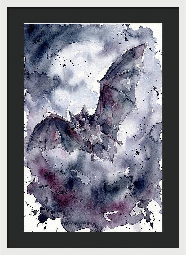 Vampire Bat In Flight