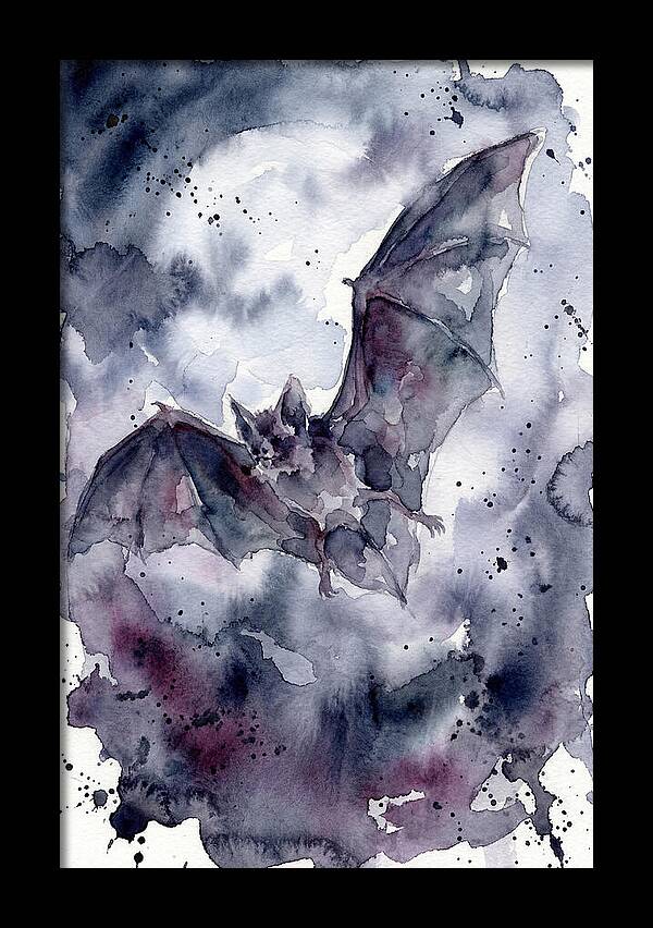 Vampire Bat In Flight