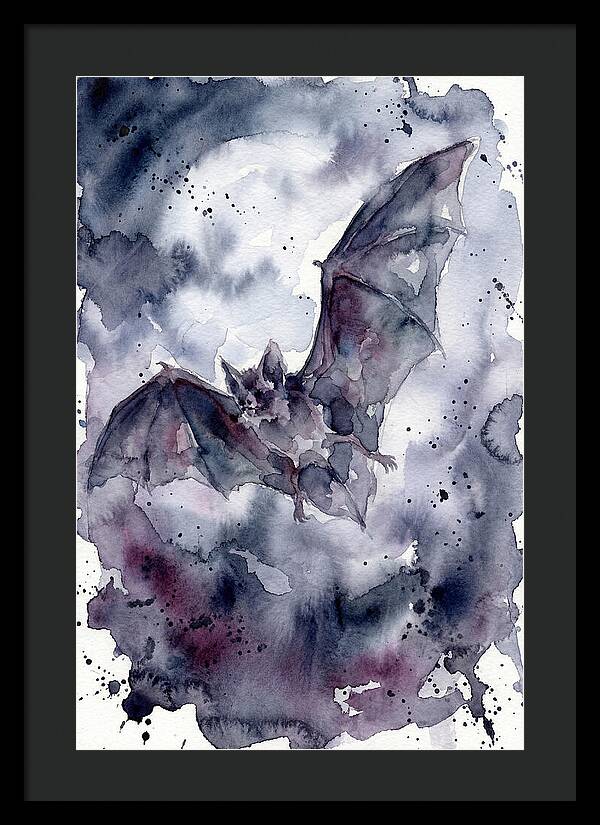 Vampire Bat In Flight