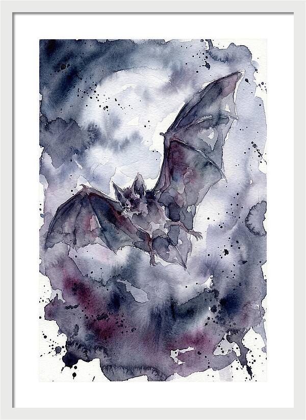 Vampire Bat In Flight
