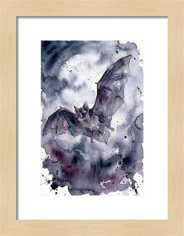 Vampire Bat In Flight