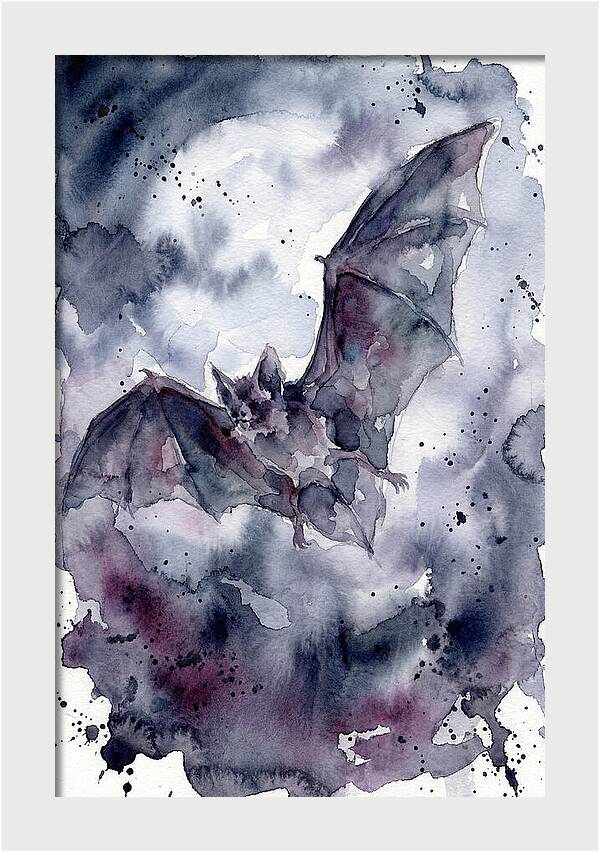 Vampire Bat In Flight
