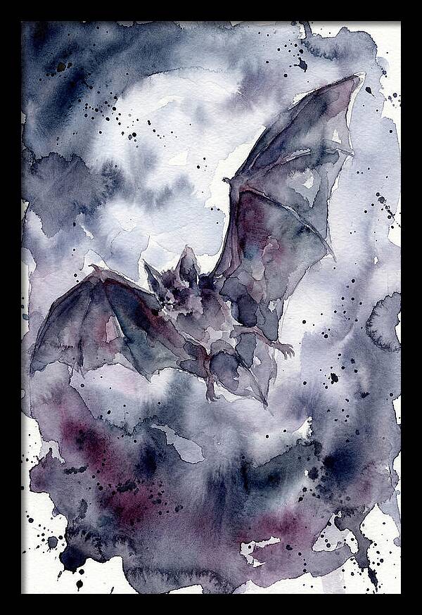 Vampire Bat In Flight