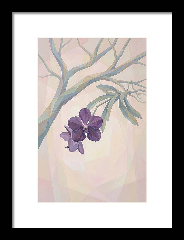Vanda Orchid In Deep Purple