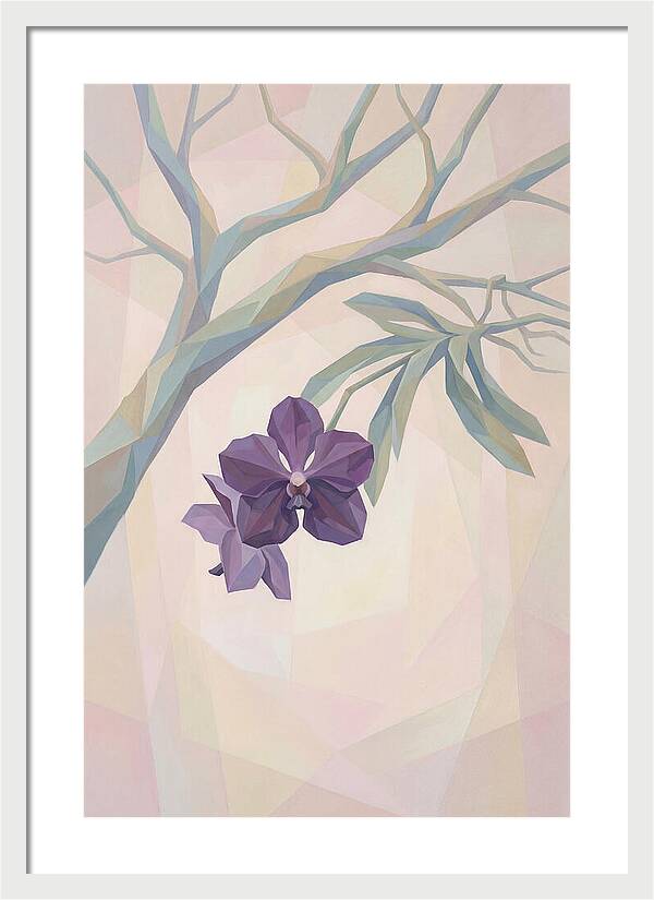 Vanda Orchid In Deep Purple