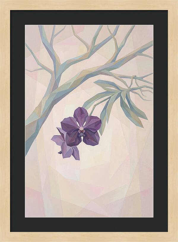 Vanda Orchid In Deep Purple