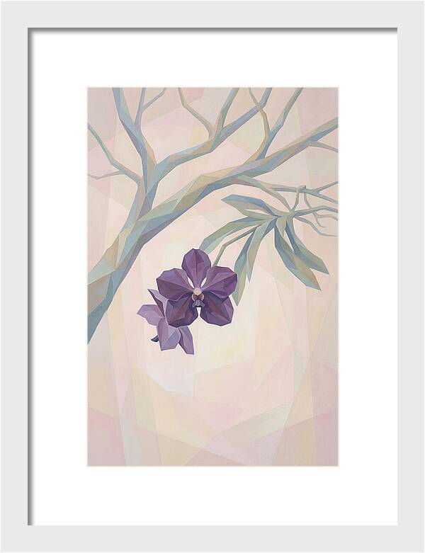 Vanda Orchid In Deep Purple