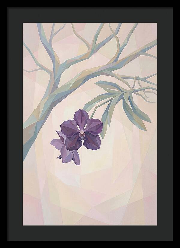 Vanda Orchid In Deep Purple