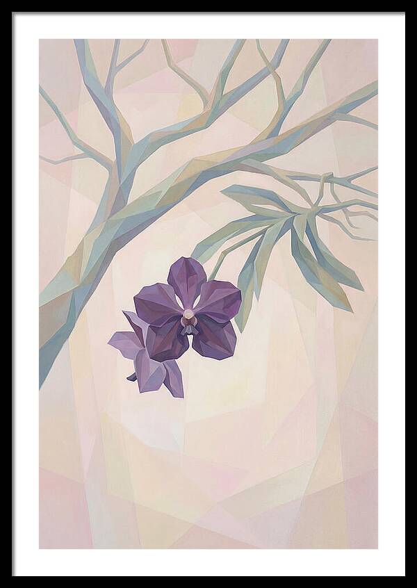 Vanda Orchid In Deep Purple
