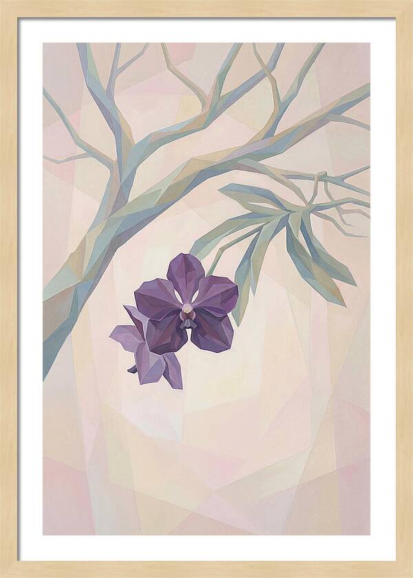 Vanda Orchid In Deep Purple