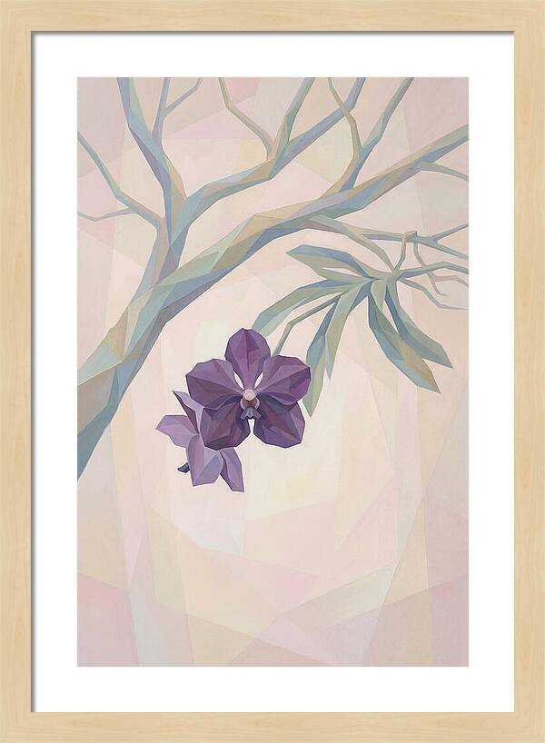 Vanda Orchid In Deep Purple
