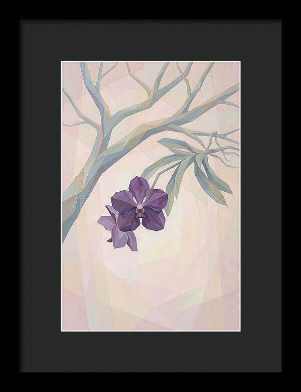 Vanda Orchid In Deep Purple
