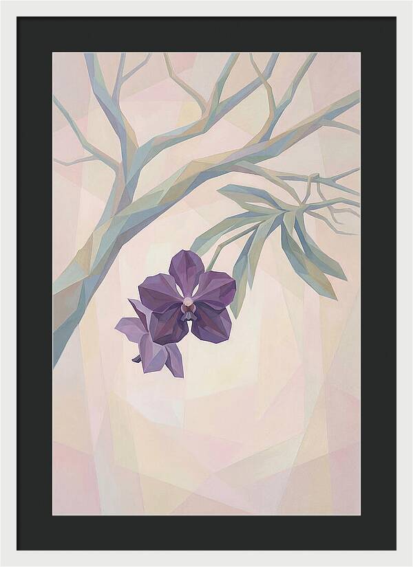 Vanda Orchid In Deep Purple