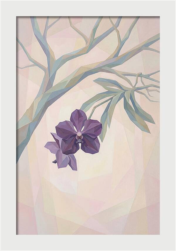 Vanda Orchid In Deep Purple