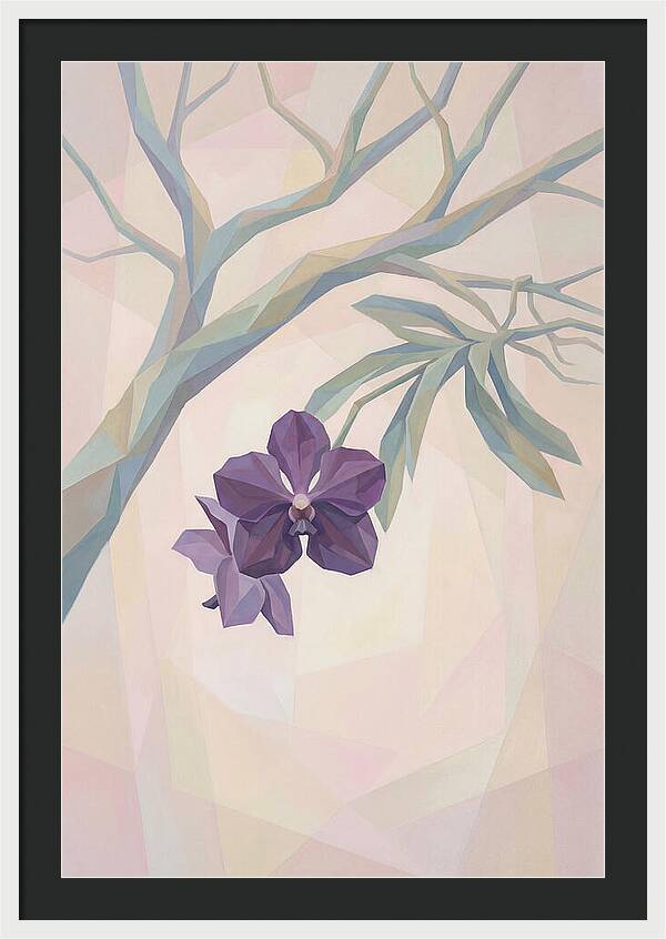 Vanda Orchid In Deep Purple