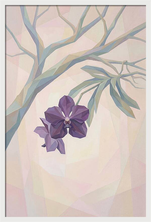 Vanda Orchid In Deep Purple