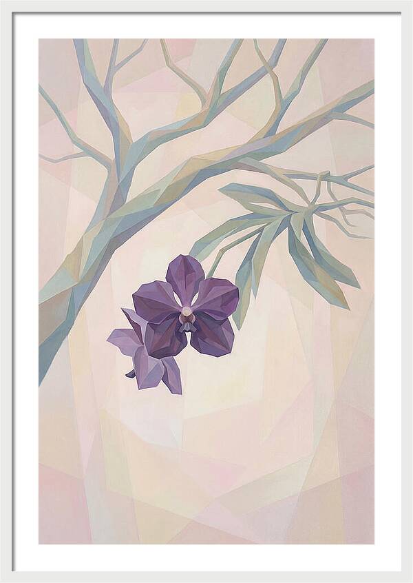 Vanda Orchid In Deep Purple