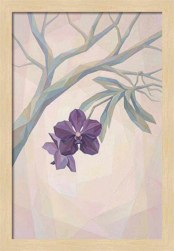 Vanda Orchid In Deep Purple