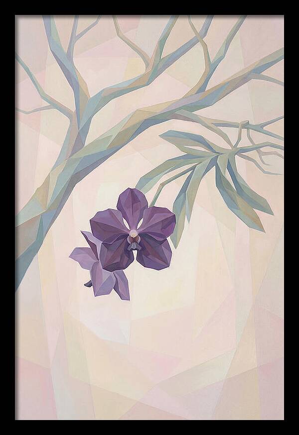 Vanda Orchid In Deep Purple