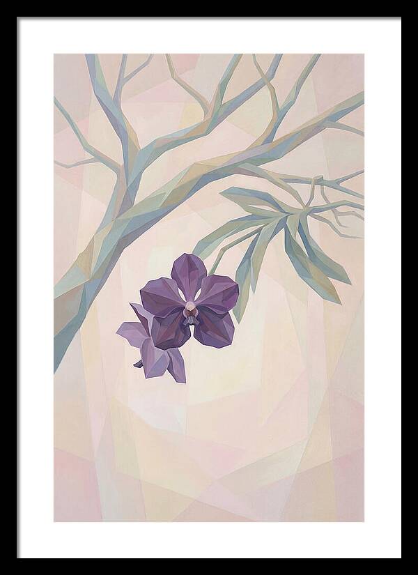 Vanda Orchid In Deep Purple