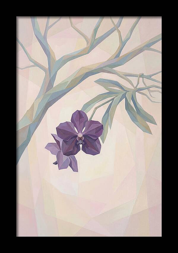 Vanda Orchid In Deep Purple