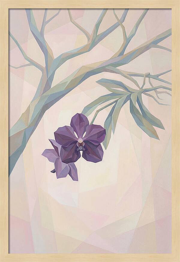 Vanda Orchid In Deep Purple