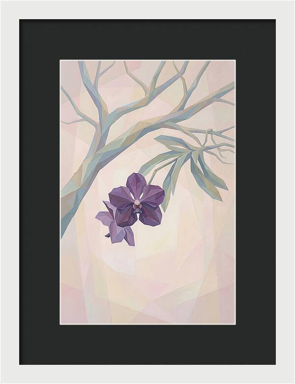 Vanda Orchid In Deep Purple