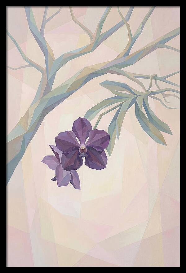 Vanda Orchid In Deep Purple