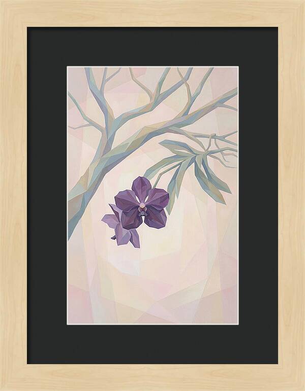 Vanda Orchid In Deep Purple