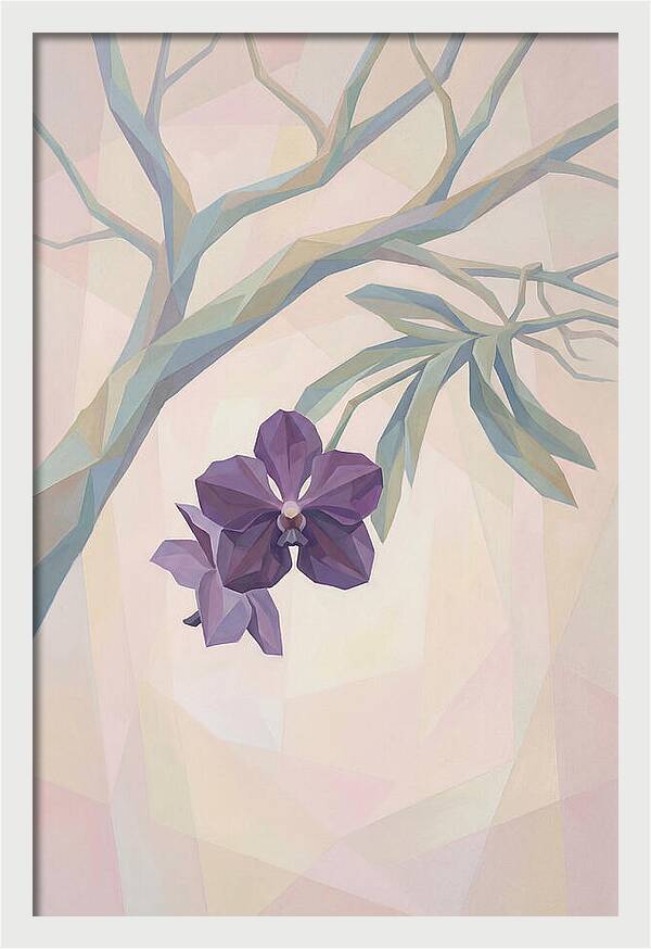 Vanda Orchid In Deep Purple
