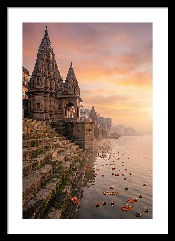 Varanasi Ghats At Dawn