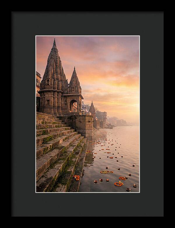 Varanasi Ghats At Dawn