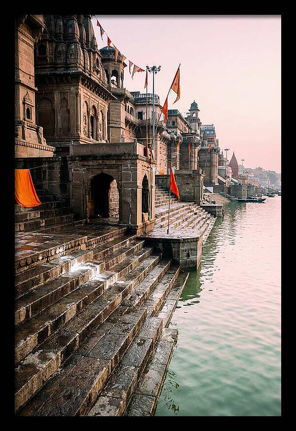 Varanasi Ghats At Dawn