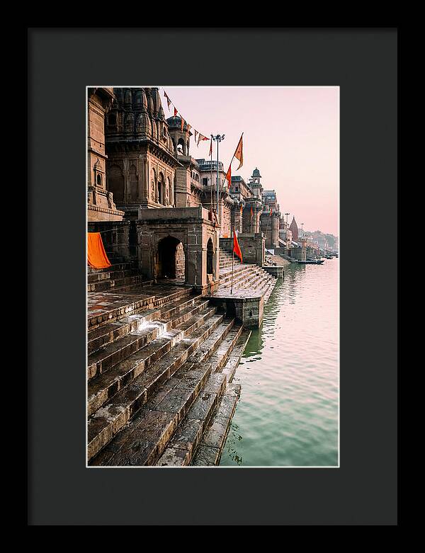 Varanasi Ghats At Dawn