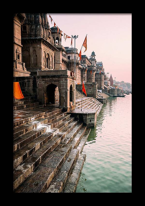 Varanasi Ghats At Dawn