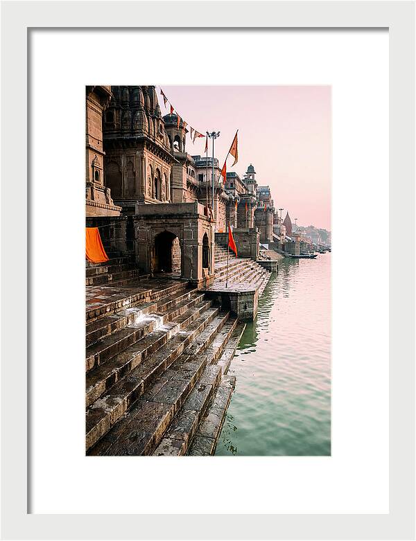 Varanasi Ghats At Dawn