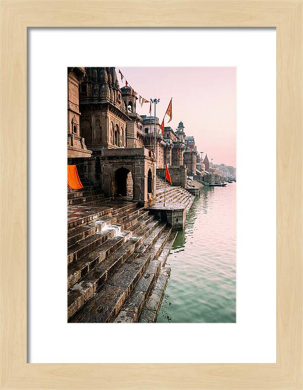 Varanasi Ghats At Dawn
