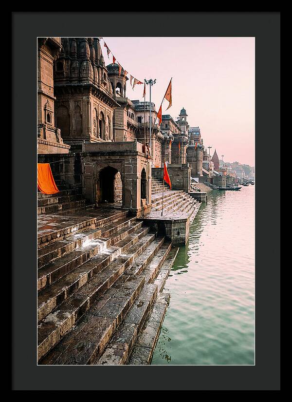 Varanasi Ghats At Dawn