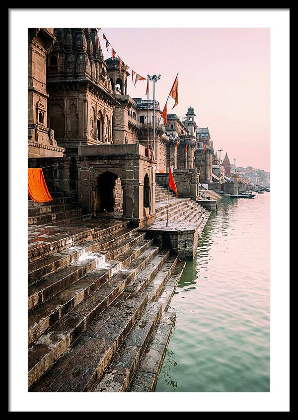 Varanasi Ghats At Dawn